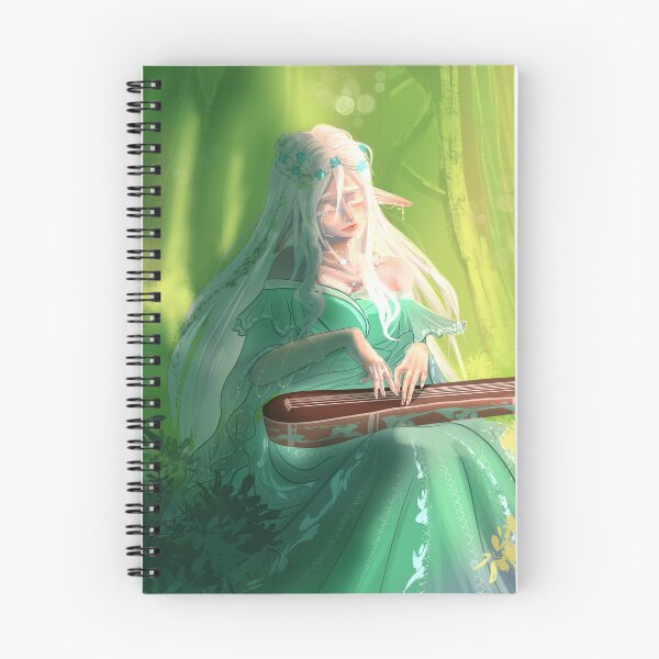 Item preview, elf playing a musical instrument designed and sold by alenaalerts.