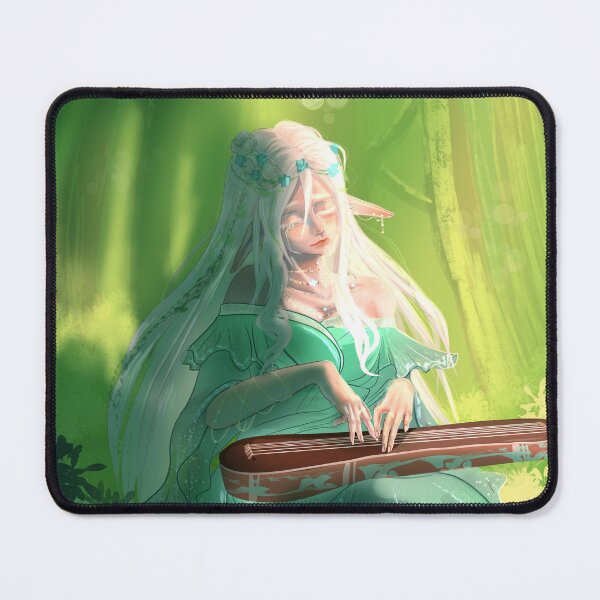 Item preview, elf playing a musical instrument designed and sold by alenaalerts.