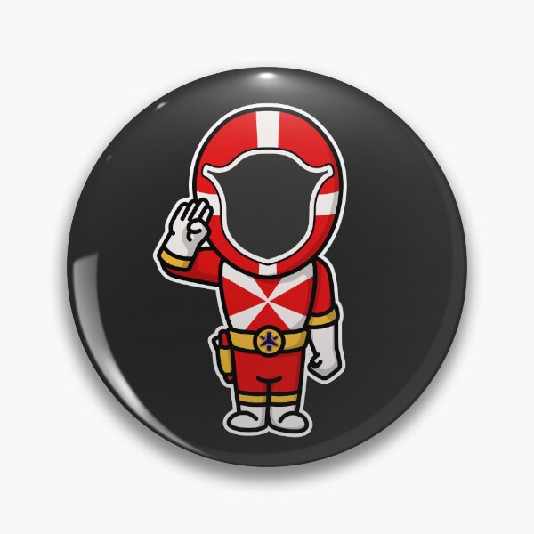 Artikelvorschau, GoRed KyuKyu Sentai GoGoV Chibi Kawaii Style entworfen und verkauft von mattzwug-draws.