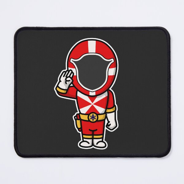 Item preview, GoRed KyuKyu Sentai GoGoV Chibi Kawaii Style designed and sold by mattzwug-draws.