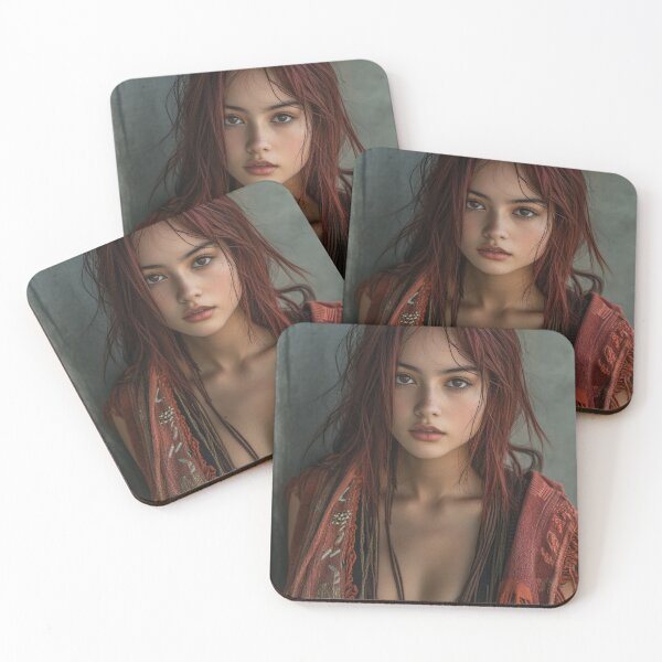 Item preview, Mystical Portrait with Earthy Tones designed and sold by Twisted Kids.