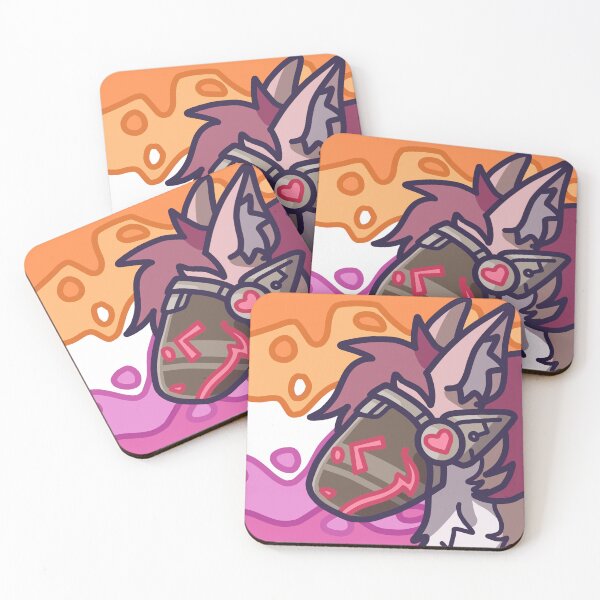 Item preview, Lesbian Protogen Furry Sticker designed and sold by FurAndWhiskersStudio.