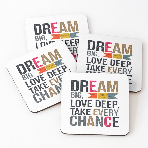Item preview, Dream Big Inspirational Quote designed and sold by Taans-Creation.