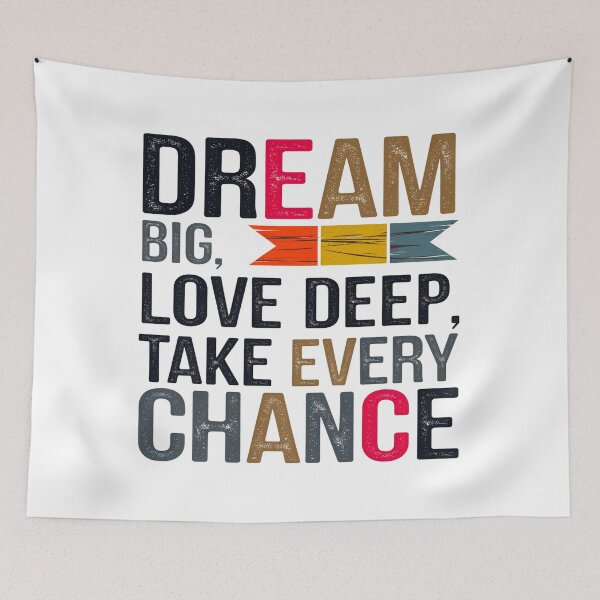 Item preview, Dream Big Inspirational Quote designed and sold by Taans-Creation.