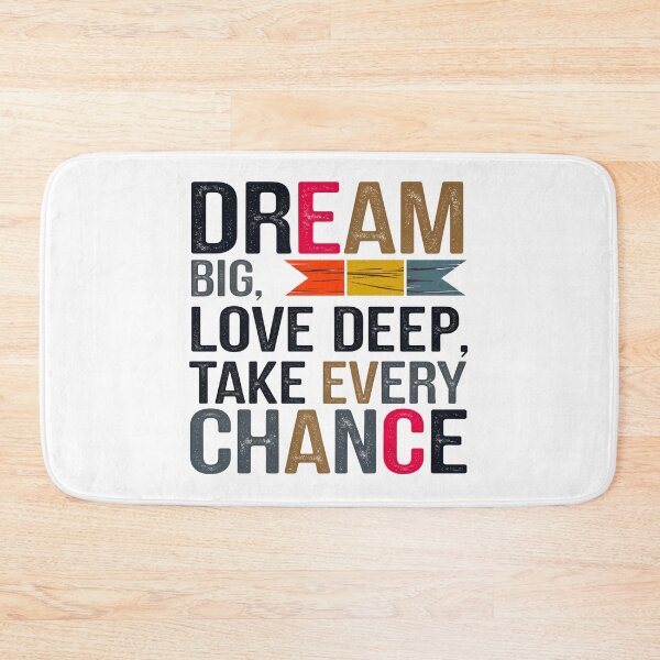 Item preview, Dream Big Inspirational Quote designed and sold by Taans-Creation.