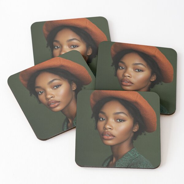 Item preview, Elegant Portrait with Green Background designed and sold by Twisted Kids.
