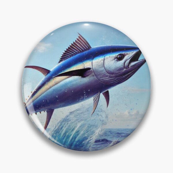 Item preview, Bluefin Tuna Jumping in Ocean designed and sold by BackgroundND.