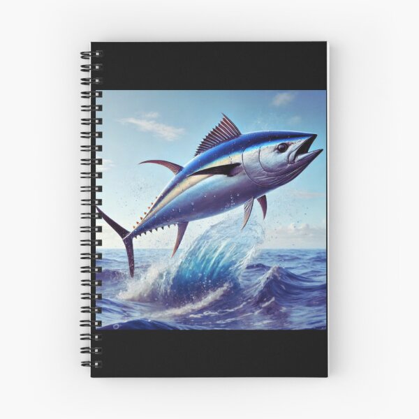 Item preview, Bluefin Tuna Jumping in Ocean designed and sold by BackgroundND.