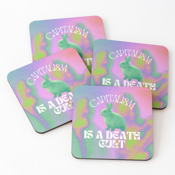 Item preview, Capitalism is A Death Cult | Cute Bunny Remix designed and sold by AnimaliaStar.
