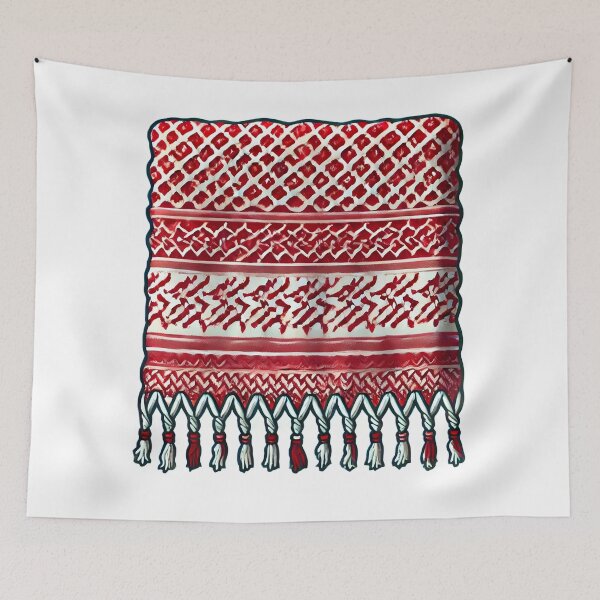 Item preview, Jordanian traditional shemagh designed and sold by AL-WADI.