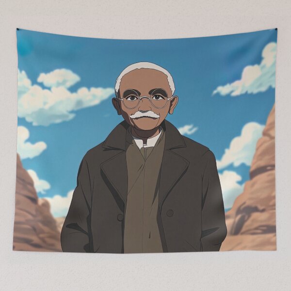 Item preview, Mahatma Gandhi | Anime style designed and sold by ComicsFactory.