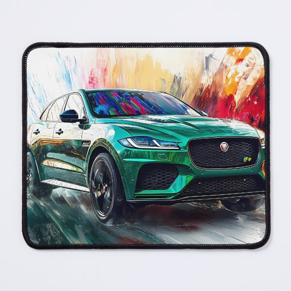 Item preview, Pop Art Jaguar F-Pace SVR – British Racing Green designed and sold by AutoPopStudio.