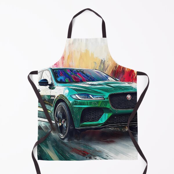 Item preview, Pop Art Jaguar F-Pace SVR – British Racing Green designed and sold by AutoPopStudio.