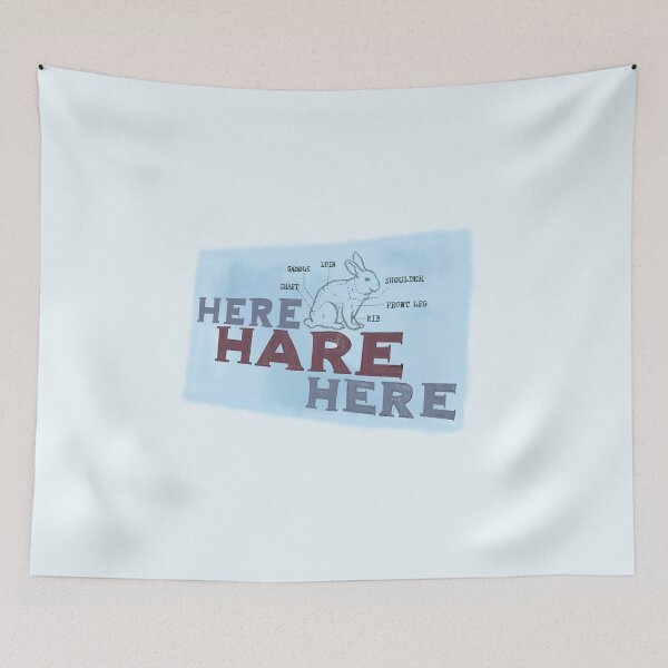 Item preview, Here Hare Here designed and sold by Chloë, Natalie, & Sam Buse.