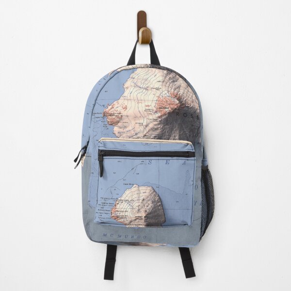 Item preview, 1970 Ross Island, Antarctica, Shaded Relief Map 3D digitally rendered designed and sold by ThinkAboutMaps.
