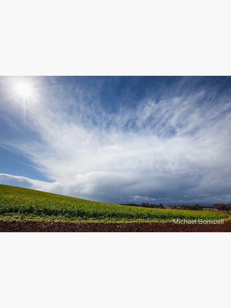 Thumbnail 2 of 2, Art Board Print, Cloudscape, Devenport, Tasmania, Australia designed and sold by Chockstone.