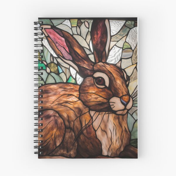 Item preview, Jackrabbit in Stained Glass designed and sold by RedHandedOD.