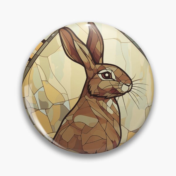 Item preview, Rabbit in Stained Glass designed and sold by RedHandedOD.