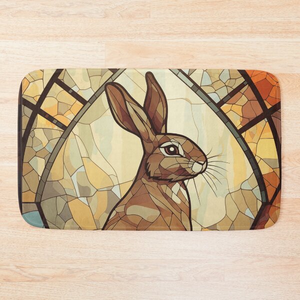 Item preview, Rabbit in Stained Glass designed and sold by RedHandedOD.