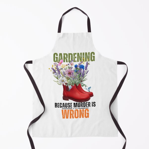 Item preview, Gardening Because Murder is Wrong (light) designed and sold by Violet Grant.