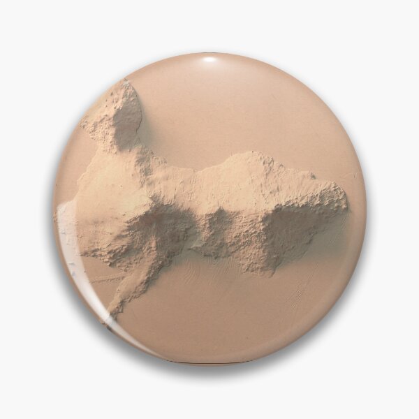 Item preview, Ross Island, Antarctica, Shaded Relief Map 3D digitally rendered designed and sold by ThinkAboutMaps.