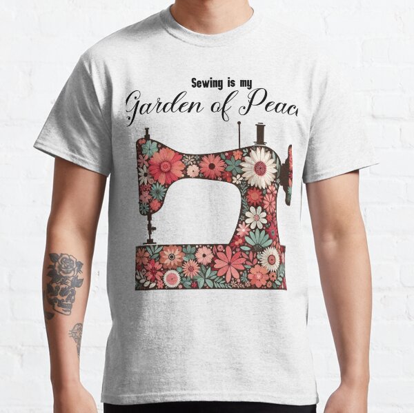 Item preview, Sewing machine & Flowers Seamstress Gift designed and sold by EwaVerse.