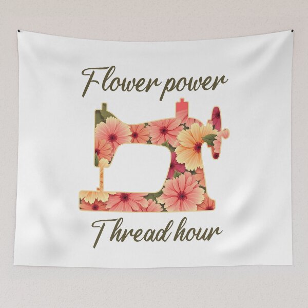 Item preview, Sewing Flowers & Women's Humor designed and sold by EwaVerse.