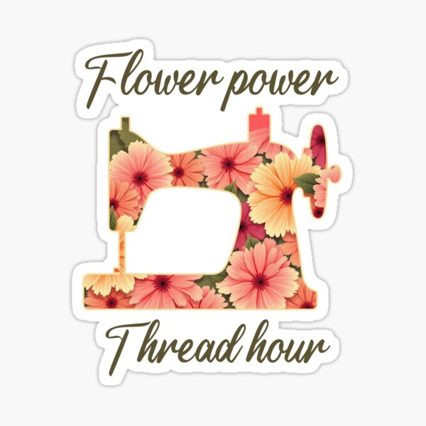 Item preview, Sewing Flowers & Women's Humor designed and sold by EwaVerse.