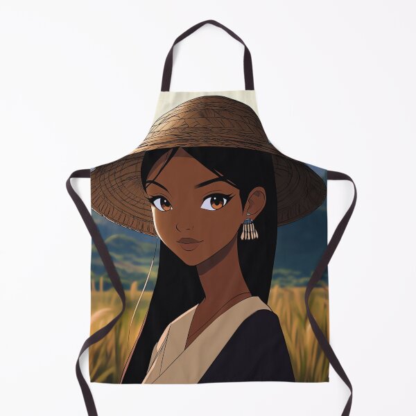 Item preview, Malagasy woman | Anime style designed and sold by ComicsFactory.