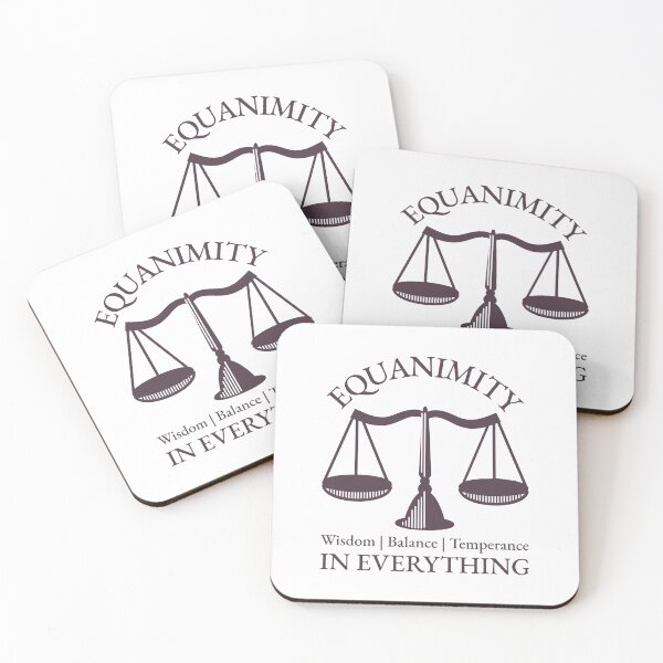 Item preview, Equanimity in Everything Stoicism Charisma Self Improvement Psychology T-Shirt designed and sold by All About Merch.