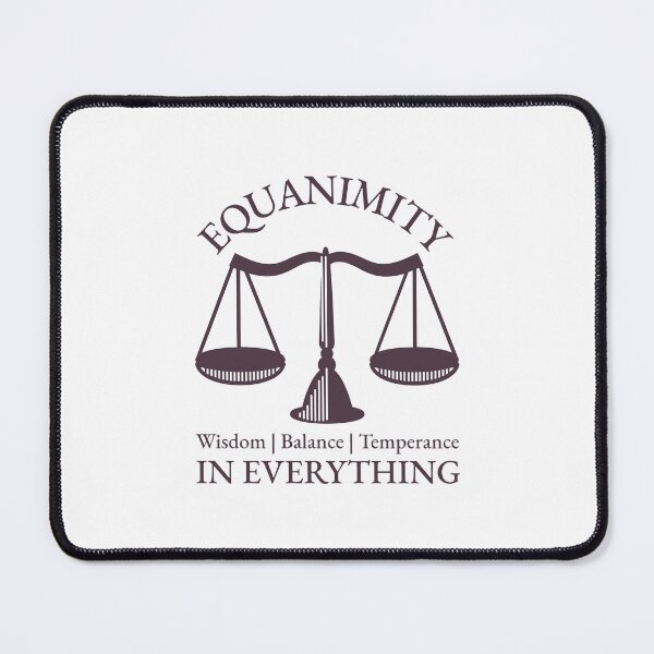 Item preview, Equanimity in Everything Stoicism Charisma Self Improvement Psychology T-Shirt designed and sold by All About Merch.