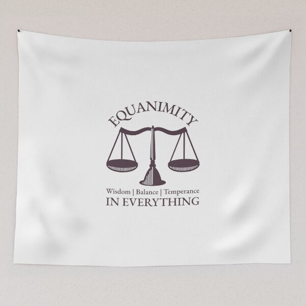 Item preview, Equanimity in Everything Stoicism Charisma Self Improvement Psychology T-Shirt designed and sold by All About Merch.