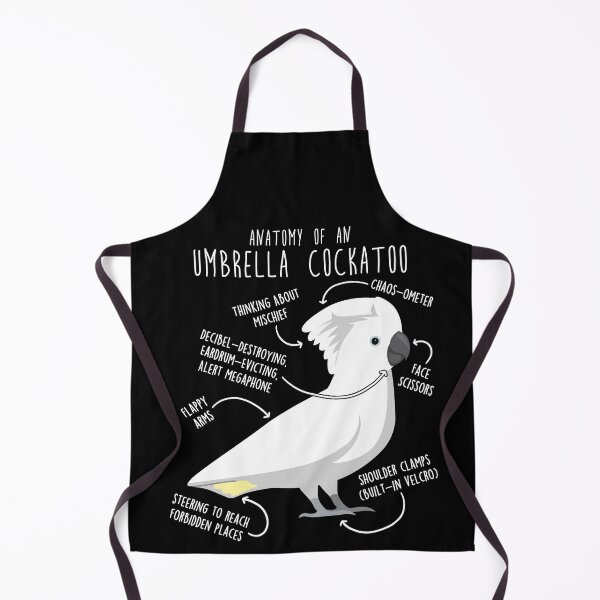 Item preview, Umbrella Cockatoo Parrot Anatomy designed and sold by Clara Hollins.