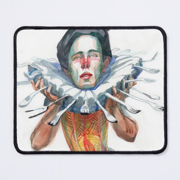 Item preview, Lady with tableware  designed and sold by TerezaAndFranz.