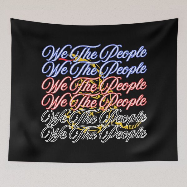 Item preview, We The People Red White Blue designed and sold by NoSpecialShop.