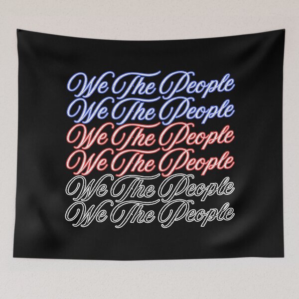 Item preview, We The People Red White Blue designed and sold by NoSpecialShop.