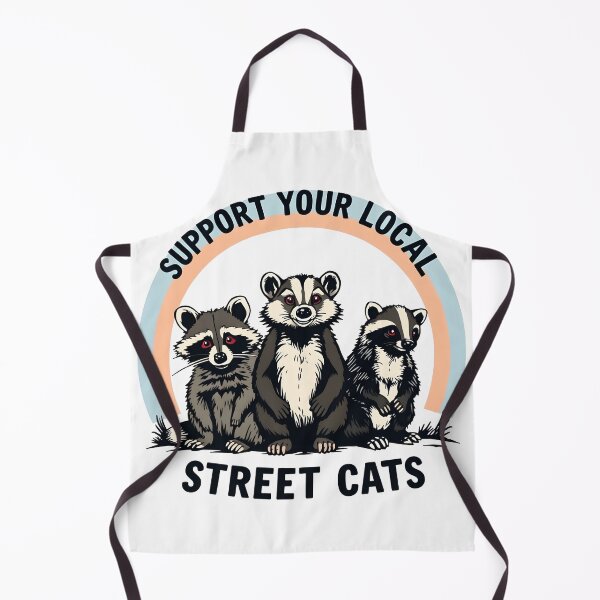 Item preview, Support Your Local Street Cats - Retro Rainbow designed and sold by WAUZ.