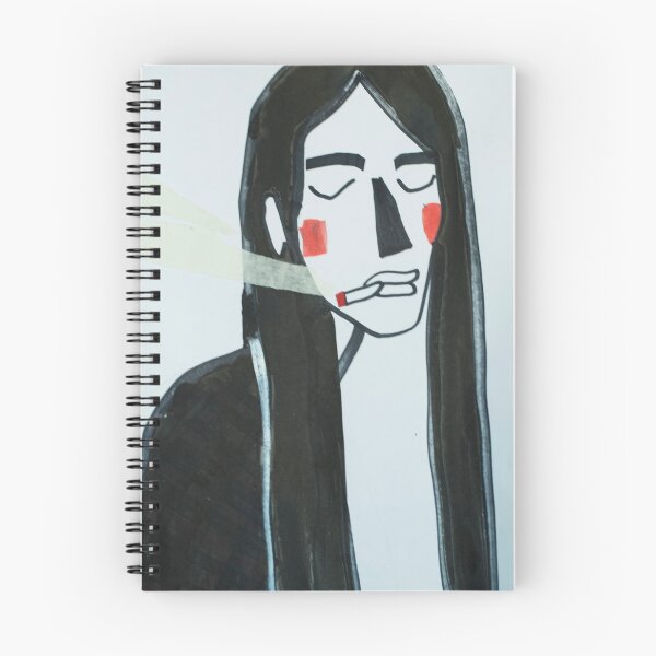 Item preview, Black long haired smoking man designed and sold by bus109.