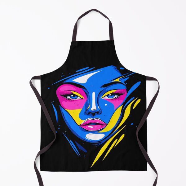 Item preview, Vibrant Abstract Pop Art Face designed and sold by Taans-Creation.