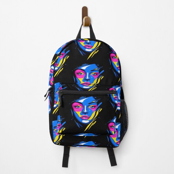 Item preview, Vibrant Abstract Pop Art Face designed and sold by Taans-Creation.
