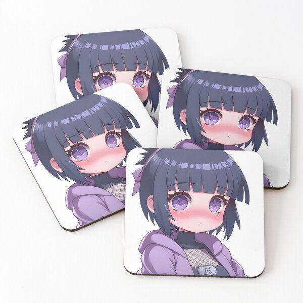 Item preview, Hinata hyuga from naruto. Cute chibi version. Shy expression  designed and sold by Shop-with-Yuuta.