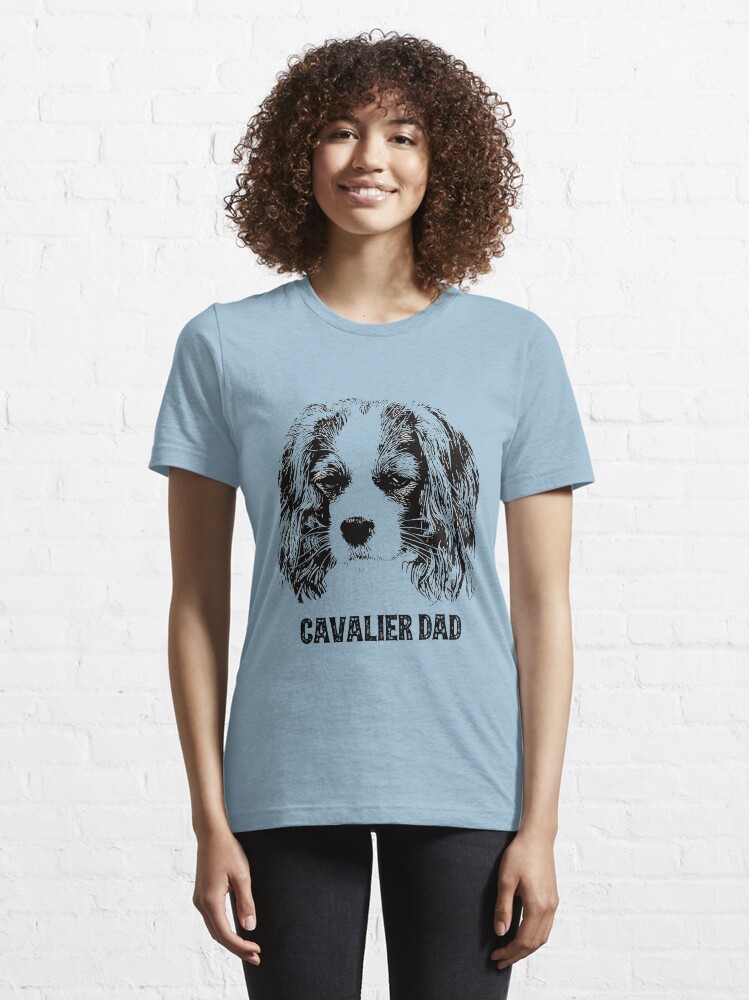 Alternate view of Cavalier Dad King Charles Spaniel Essential T-Shirt