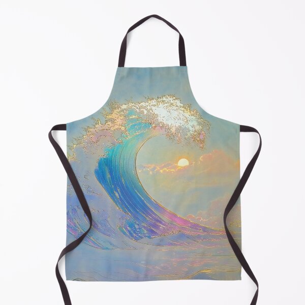 Item preview, Rainbow Ocean Wave Painting designed and sold by MagicalOceanArt.
