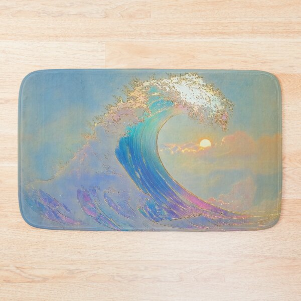 Item preview, Rainbow Ocean Wave Painting designed and sold by MagicalOceanArt.