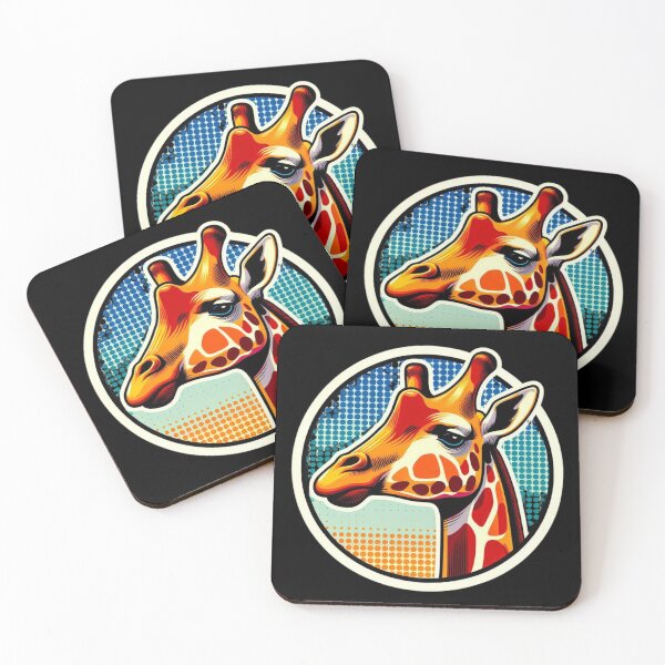 Item preview, Retro Pop Art Giraffe designed and sold by mcaussieb.