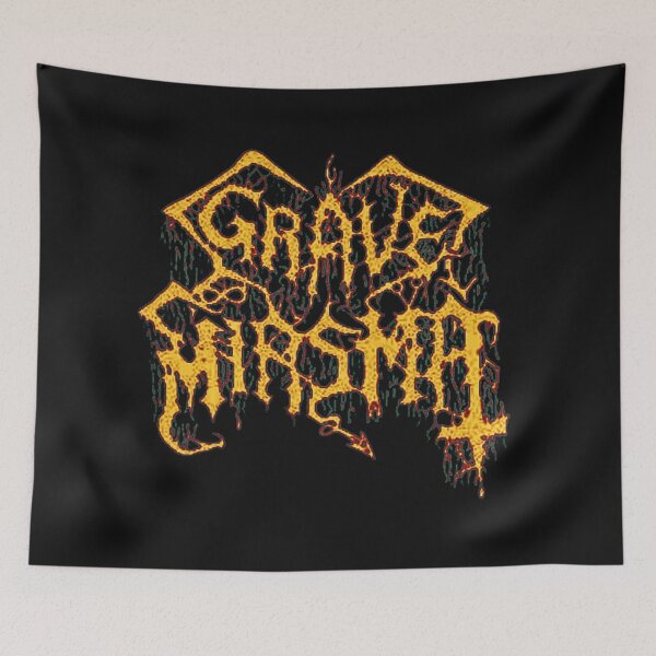 Item preview, GRAVE MIASMA LOGO Art designed and sold by MetalRockProg.