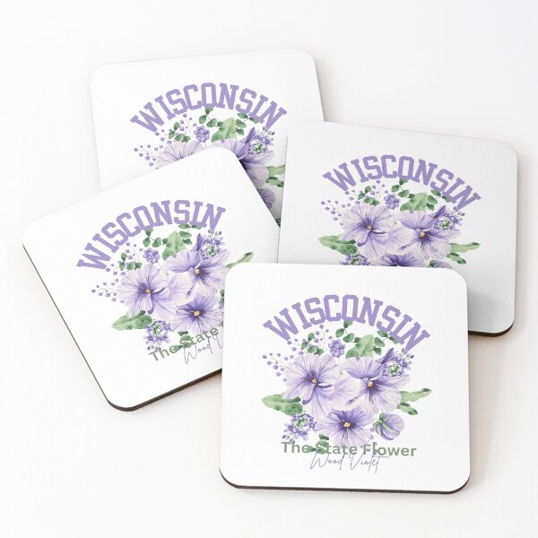 Item preview, Wisconsin State Flower Wood Violet Classic T-shirt Sticker designed and sold by ThinkNature!.