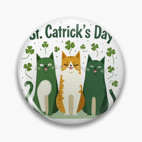 Item preview, St. Catrick’s Day Funny Cat Lover St. Patrick’s Day Design designed and sold by haitrieuic96.