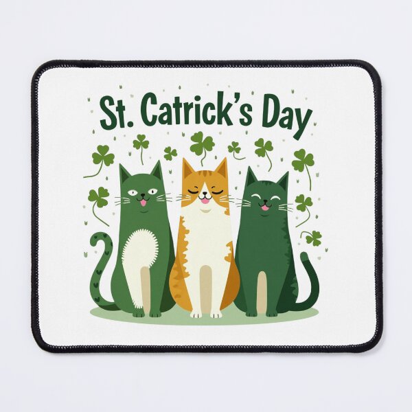 Item preview, St. Catrick’s Day Funny Cat Lover St. Patrick’s Day Design designed and sold by haitrieuic96.