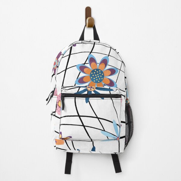 Item preview, Colorful flowers on the web designed and sold by RetroNibylander.
